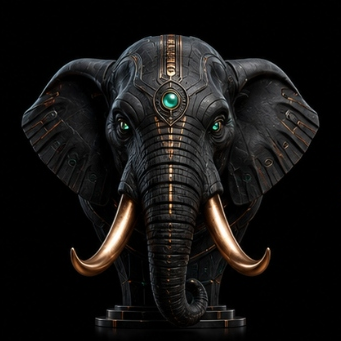Hathi 3D Sculpture